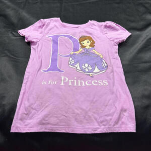 Old Navy Disney GIRLS Sofia the First pink short sleeve shirt